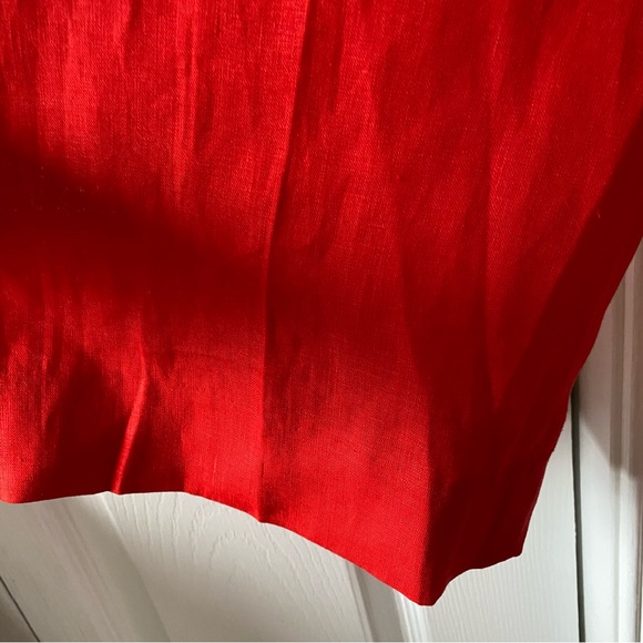 J. Crew Linen Wide Leg Women's Trouser Pants Holidays M Preppy Business Casual - Picture 6 of 13